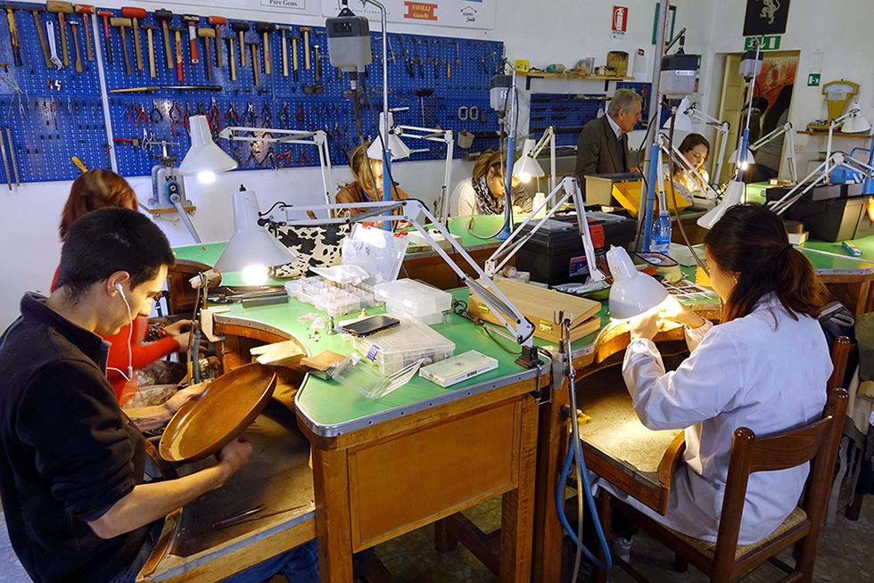 Curso de italiano y joyería
